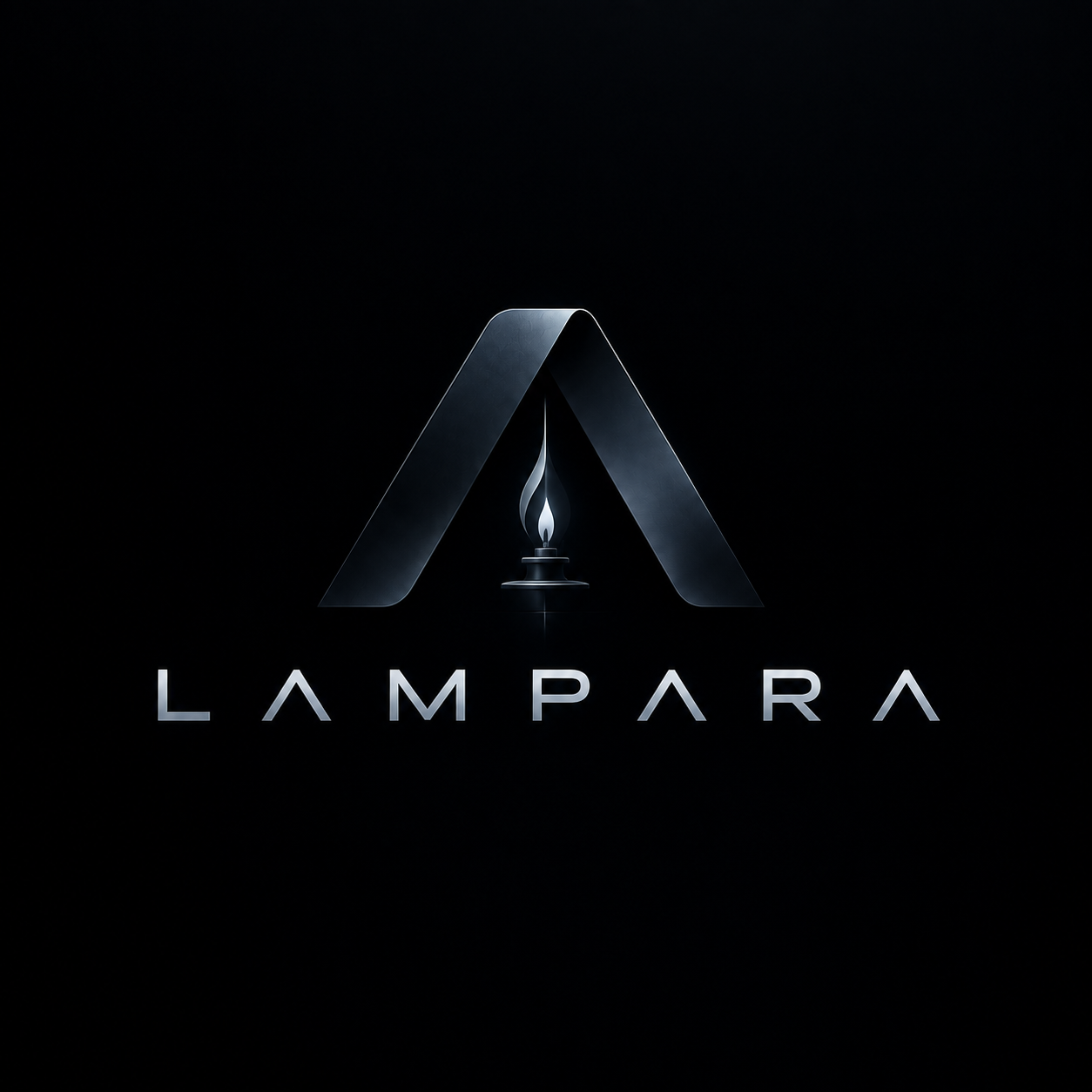 Lampara's silver lamp emblem